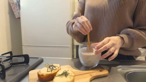 おうち居酒屋を楽しむ休日/無印良品購入品紹介/サンドイッチ、山芋鉄板焼き、すき焼き風煮