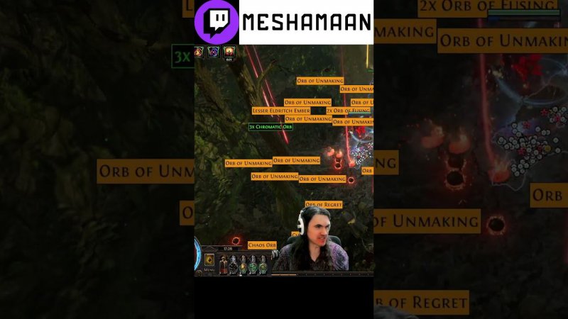 Mageblood на соло хк?! ||  #meshamaan #pathofexile #affliction