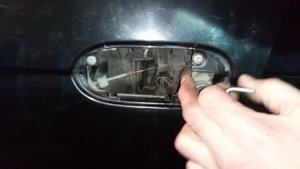 БМВ 525 доработка дверной ручки.