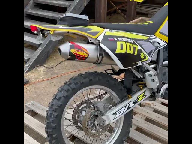 Звучание прямотока FMF по сравнению с оригиналом на Suzuki DRZ400 смотреть онлайн