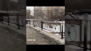 Пожар на мосту ул. Мосфильмовская