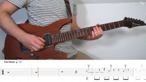 AC/DC - Highway To Hell Solo Tutorial | Slowed Down | Tabs