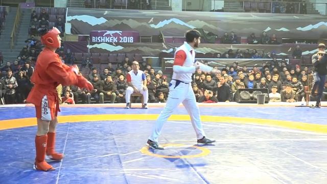 Спорт. Боевое самбо. Турнир Гордеева-2019. Финал 62 кг. Жаныбек уулу Сыймык-Саяк Бараканов смотреть онлайн