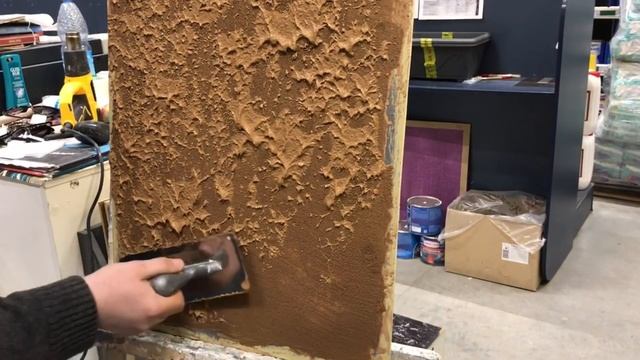 Сделай САМ Имитаия известняка Поэтапное нанесение известковой штукатурки Травертин смотреть онлайн