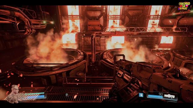 Doom 2016 Remastered Обзор 2023 в 2К+HDR+ReSh. Дикарь с пушкой! Разорвать как грелку! Прохождение 2