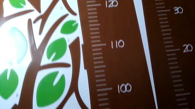 Детская наклейка ростомер Дерево смотреть онлайн