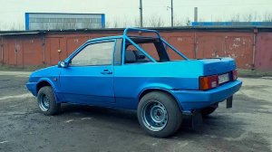 Сделали из LADA 2108 стильный пикап!