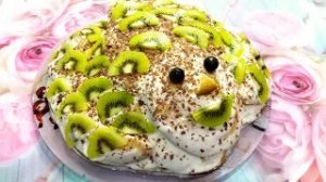 Торт Морская Черепаха! Готовится за  час- съедается мгновенно! Проверьте сами!