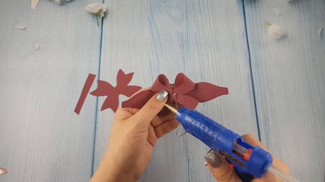 Как сделать бантик из фоамирана по шаблону.5 красивых бантиков из фоамирана