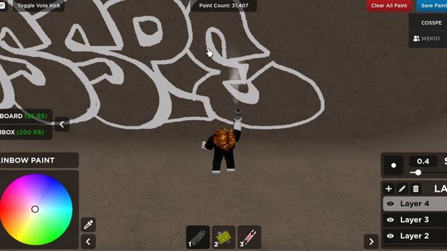 COSSPE // COAS - Graffiti (Roblox Spray Paint ) смотреть онлайн