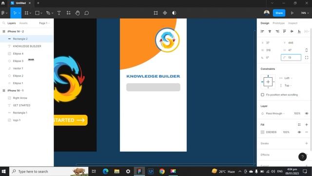 Creating an Interactive Login Screen in Figma: Using the Prototyping Features #figma #figmatutorial
