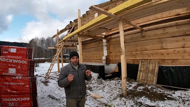 Дом, баня из лафета. Красноярск. ч.1 смотреть онлайн