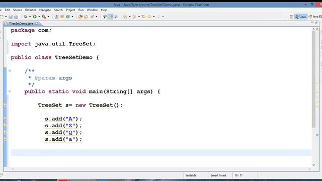 Implementation TreeSet смотреть онлайн