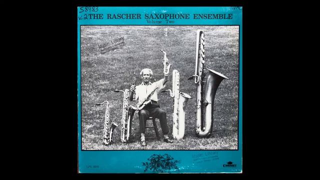 VIVALDI Concerto alla Rustica in G Major - RASCHER SAXOPHONE ENSEMBLE (1974/75) смотреть онлайн