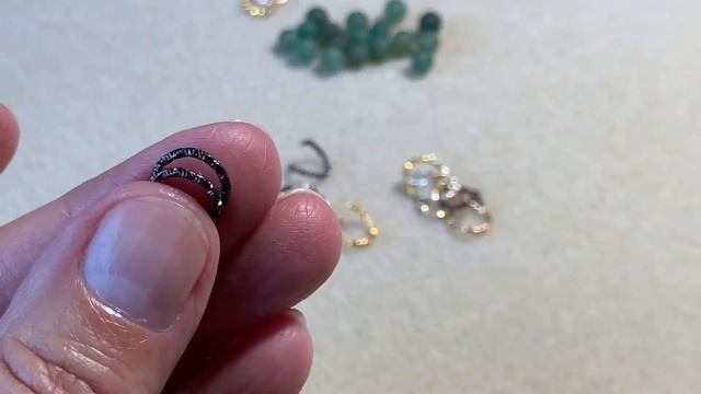Колье с яшмой и ониксом !!! Покупки !  Бусины в кольцах без пинов по китайски ! МК! #ручнаяробота