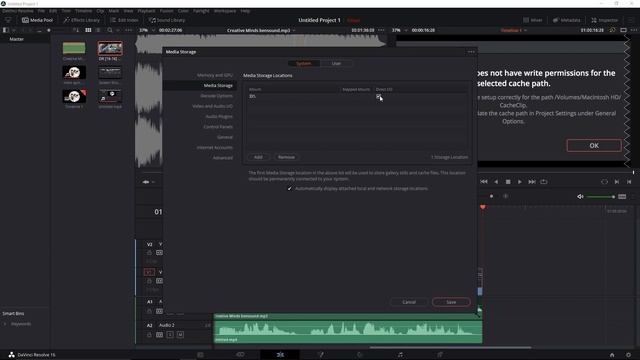 Davinci Resolve Cache/gallery error windows fix смотреть онлайн
