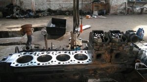 Установка гбц MAN TGA таймлапс