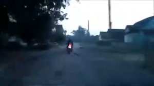 Погоня менты не догнали мотоциклиста