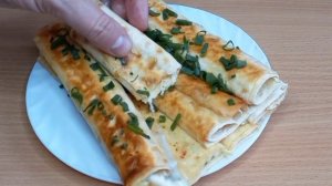ЛАВАШ С СЫРОМ И ЗЕЛЕНЬЮ/ ДВА ОЧЕНЬ ВКУСНЫХ РЕЦЕПТА НА СКОВОРОДЕ/