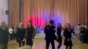 Постановка номера на «Новогодний корпоратив» среди учеников 9-х классов