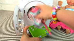 Беби Анабель Съела Мамину Нутеллу Как Мама Стирала Одежду Куклы Мультик для детей