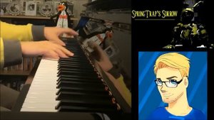 FNAF 3 Song - SpringTrap's Sorrow - Zalzar (Piano Cover by Amosdoll)