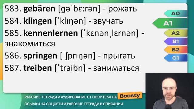 Все 600 немецких слов.  Немецкий с нуля. Учим немецкий язык A1. Немецкие слова для начинающих