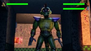 FNAF: Security Breach vs. Withered Toys REMATCH with Healthbars