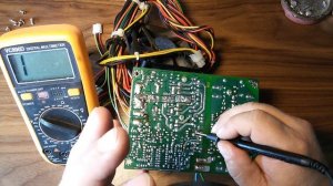 Компьютерный блок питания CASECOM  , ремонт.