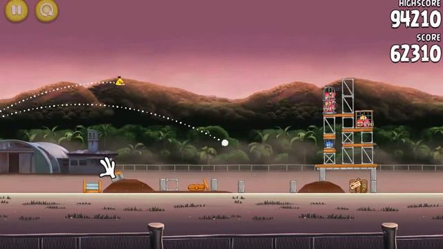 Angry Birds Rio v1.4.2 level 10-4 (Airfield Chase) смотреть онлайн