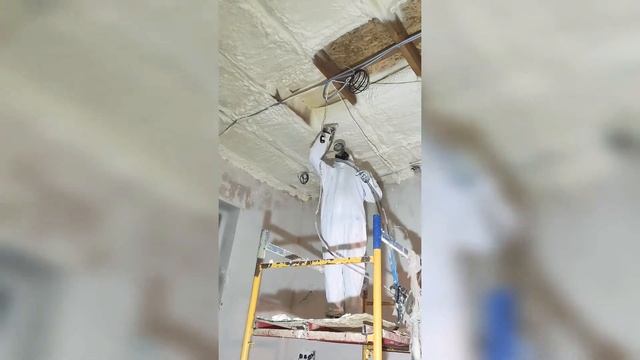 Пенополиуретан. Утепление пенополиуретаном мансарды. Напыление ППУ.