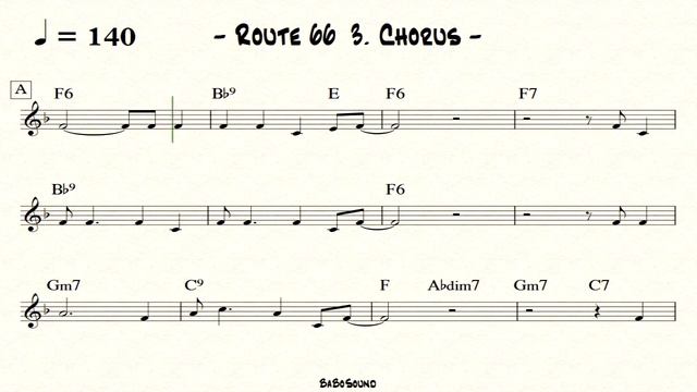 Route 66 Backing Track смотреть онлайн