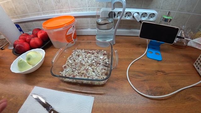 VLOG: Опара для хлеба./ Яблочные кольца./ Работа кипит по ночам. смотреть онлайн