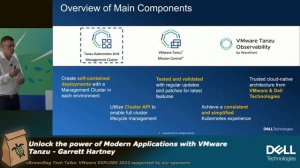 Unlock the power of Modern Applications with VMware Tanzu TKO on VxRail - Garrett Hartney