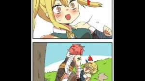 КОМИКС НАЦУ И ЛЮСИ "ЛЮБОВЬ"