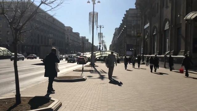 Minsk Belarus, проспект Независимости, 24.03.2022 смотреть онлайн