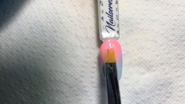 Градиент на ногтях. Быстрый градиент на ногтях. смотреть онлайн