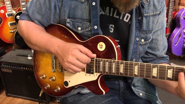 Rainy Day Noodling On The Gibson Les Paul ‘60s Standard Iced Tea - Gear Music смотреть онлайн