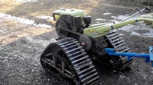 Мотоблок на гусеницях