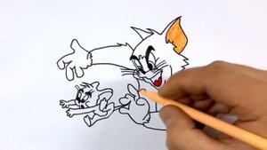 Как нарисовать ТОМА и ДЖЕРРИ / Раскраска / Раскраски Детям