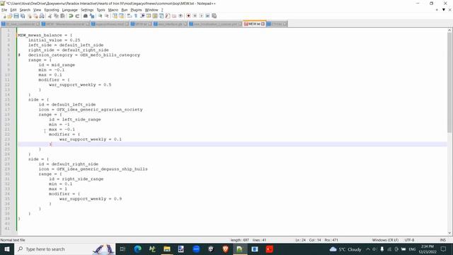 КАК СОЗДАТЬ БАЛАНС СИЛ Hoi4 Modding