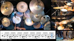 Creep - Radiohead / Drum Cover By CYC ( @cycdrumusic) score & sheet music