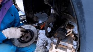 Форд Транзит замена переднего ступичного подшипника Часть 2