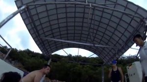 Аква парк  Винперл, Вьетнам. Третья самая широкая горка.  Два спуска.