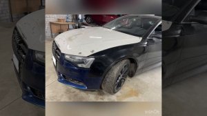 AUDI A5 Кузовной ремонт капота. Его нужно было выкинуть а мы починили