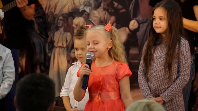 Выступление детей на день рождения церкви (15.10.2017г)