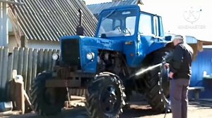 Мойка трактора после работы