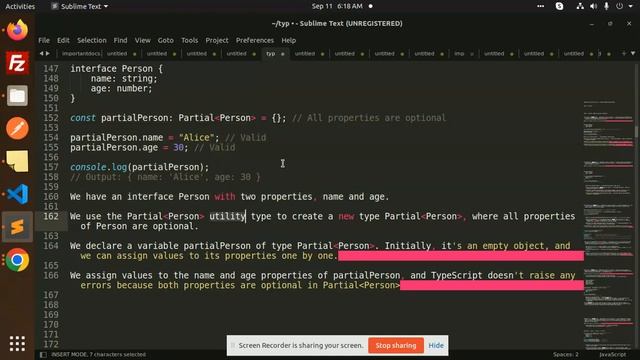 Typescript Tutorial #53 Built-in Generics Typescript Partial