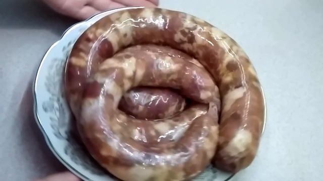 Домашняя колбаса - Деревенская .Лучшая закуска на любой праздничный стол. смотреть онлайн