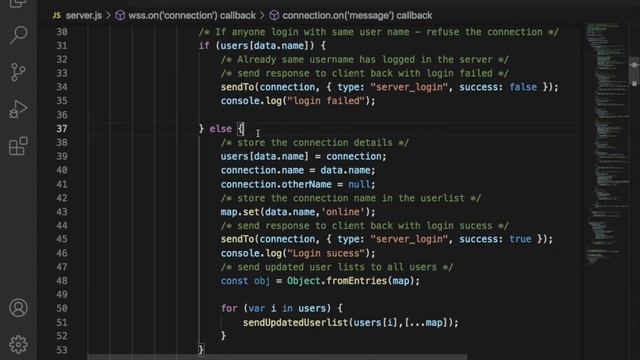 Implementation of WebRTC Chat Room Application -PART 1 - Server Code Node.js | WebRTC series PART 2